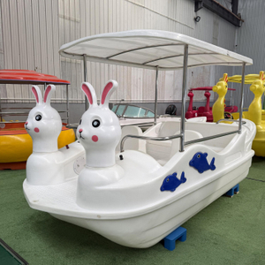 5 seat white rabbit electric boat