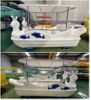 5 seat white rabbit electric boat