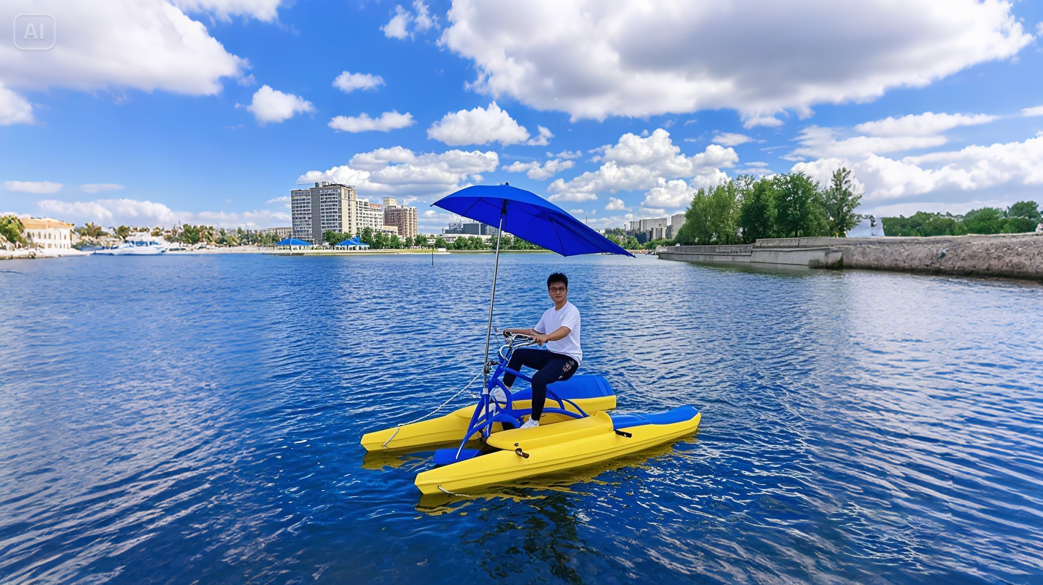 water bikes