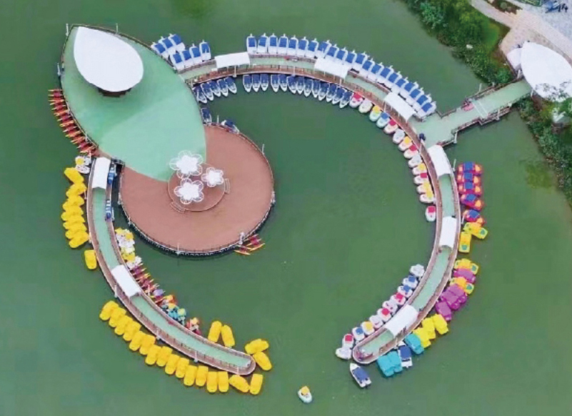 Pontoon Wave Float