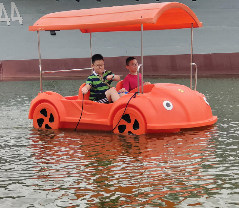 Beetle-Themed Pedal Boat