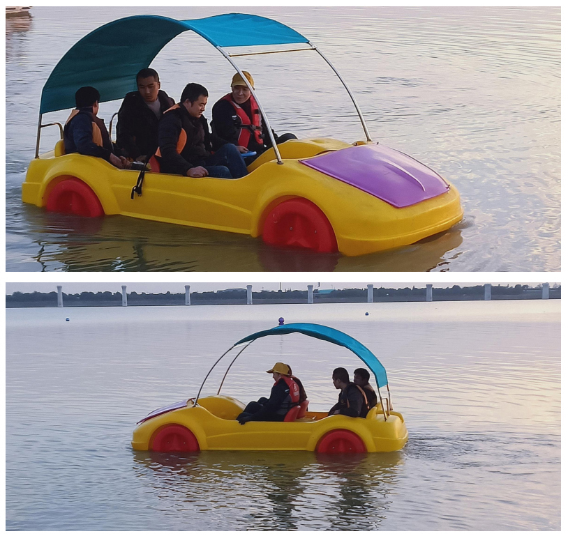 Car Shaped Electric Boat